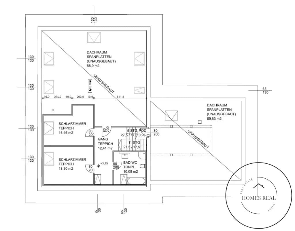 7-Zimmer-Immobilie kaufen in Mödling – 254,68 m², € 1.195.000 – Bild 16 von 16