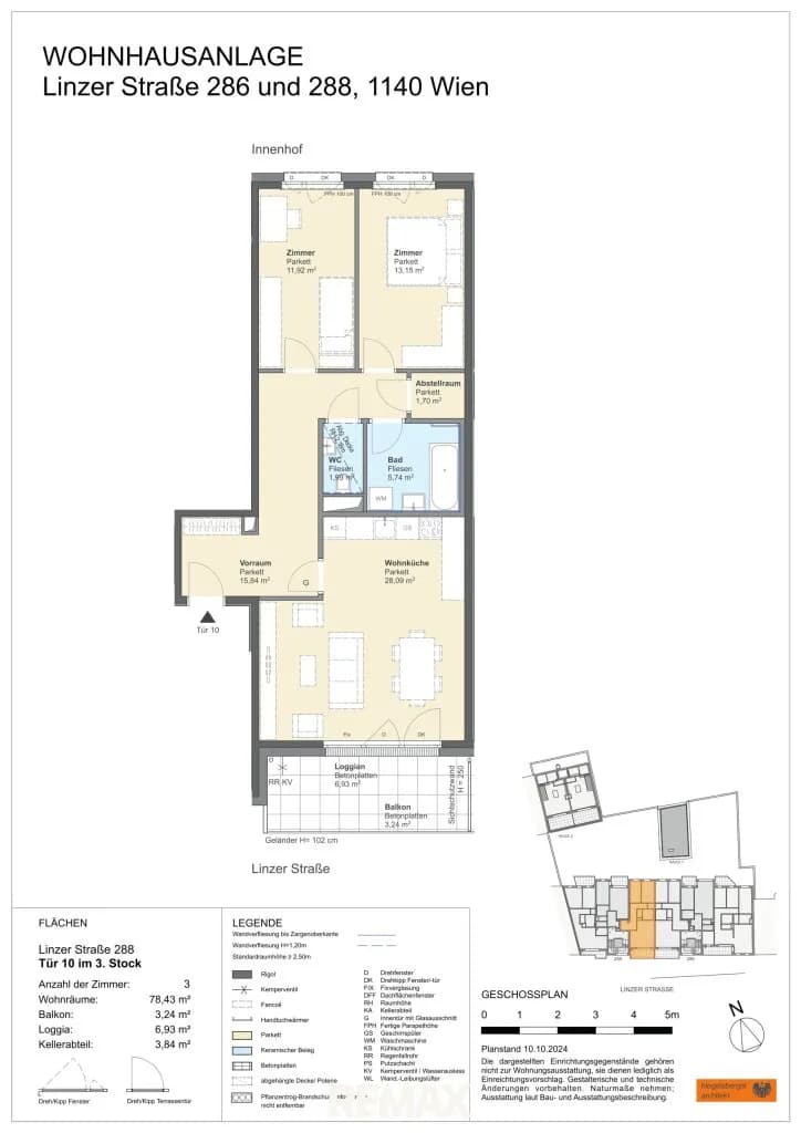 3-Zimmer-Wohnung kaufen in Wien – 78,43 m², € 559.300 – Bild 5 von 5