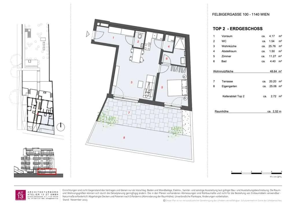 2-Zimmer-Wohnung kaufen in Wien – 48,64 m², € 321.080 – Bild 20 von 22