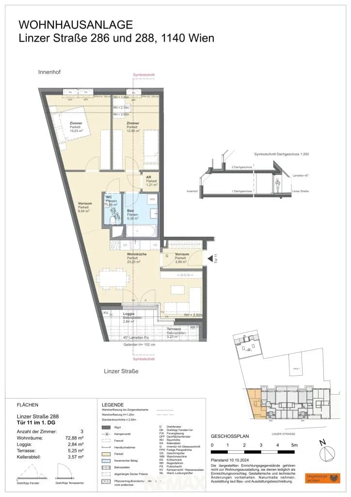 3-Zimmer-Wohnung kaufen in Wien – 72,88 m², € 498.900 – Bild 5 von 5