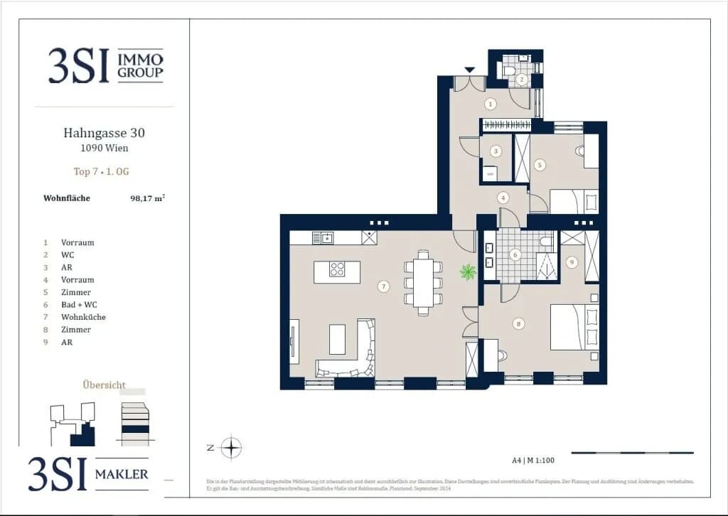 3-Zimmer-Wohnung kaufen in Wien – 98,17 m², € 960.000 – Bild 5 von 5