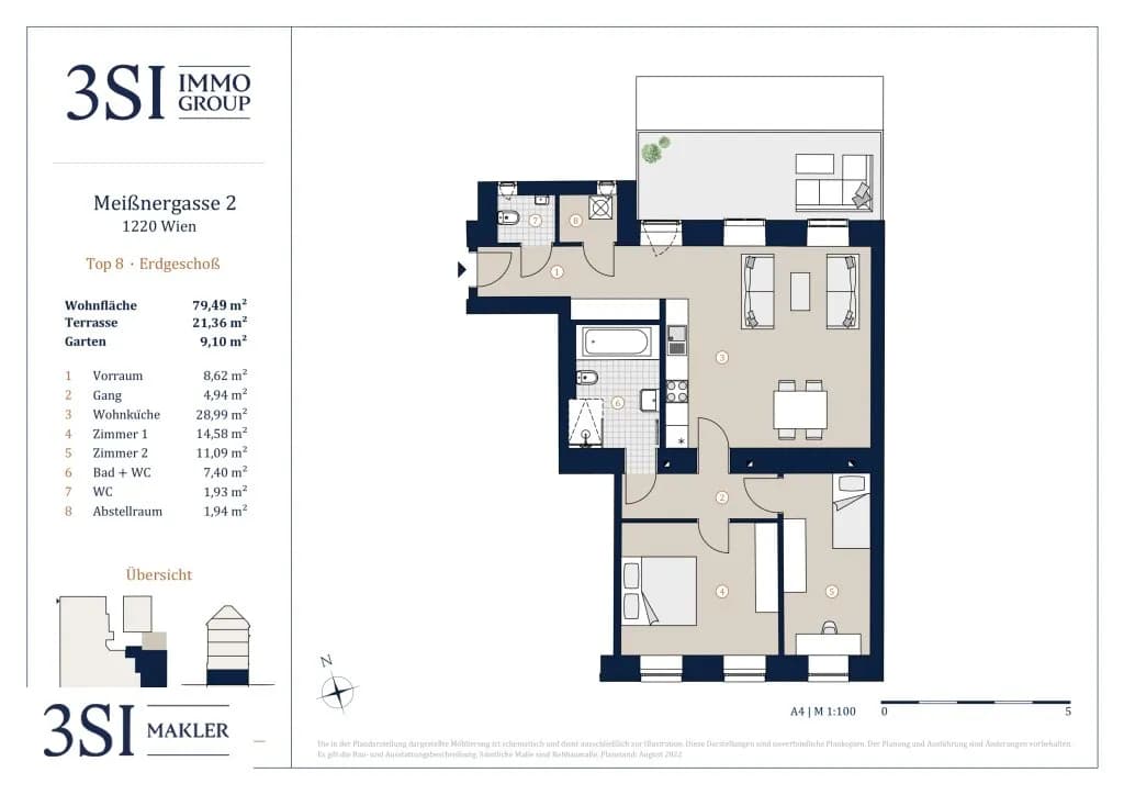 3-Zimmer-Wohnung kaufen in Wien – 79,49 m², € 469.000 – Bild 24 von 24
