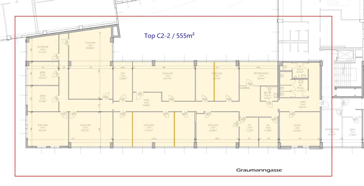 Gewerbeimmobilie mieten in Wien – 747 m², € 11 – Bild 5 von 5
