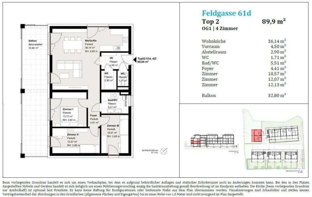 4-Zimmer-Wohnung kaufen in Weiz – 89,94 m², € 439.000 – Bild 12 von 12