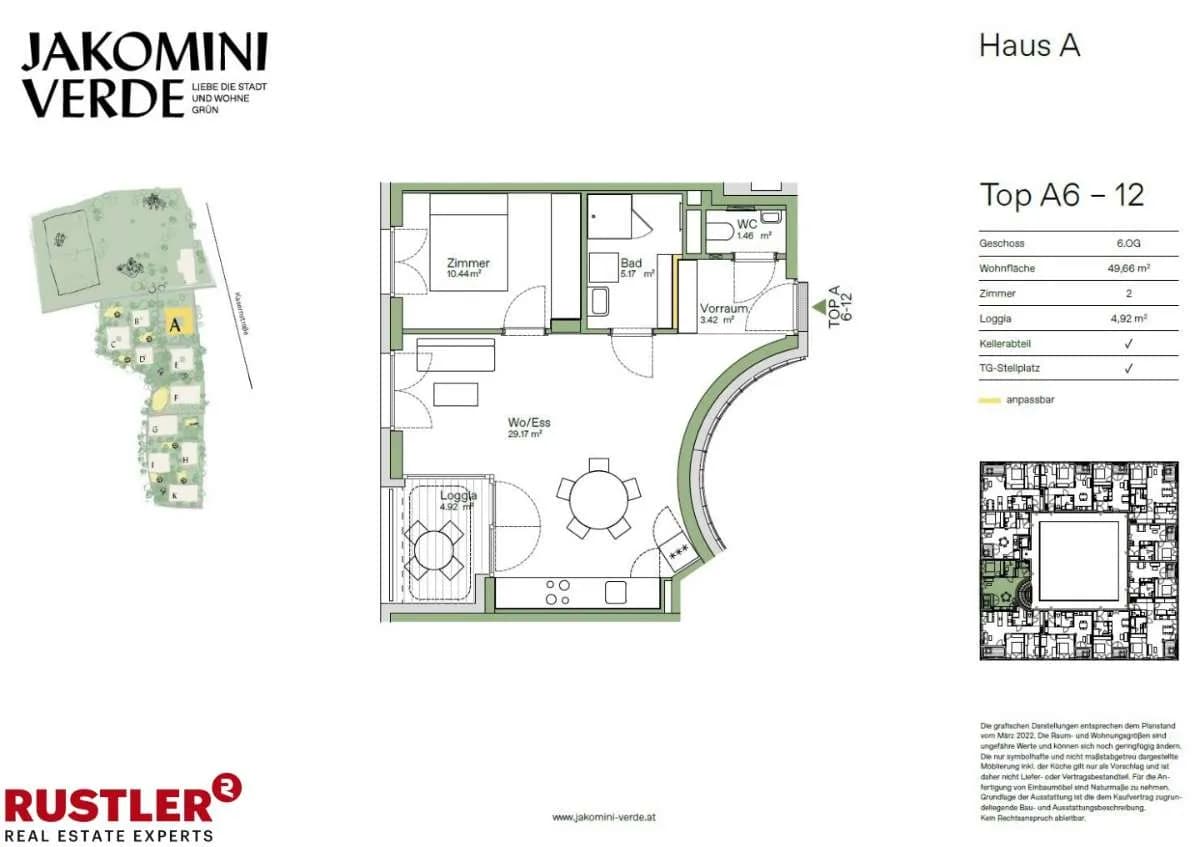 2-Zimmer-Wohnung kaufen in Graz – 49,66 m², € 268.000 – Bild 8 von 15