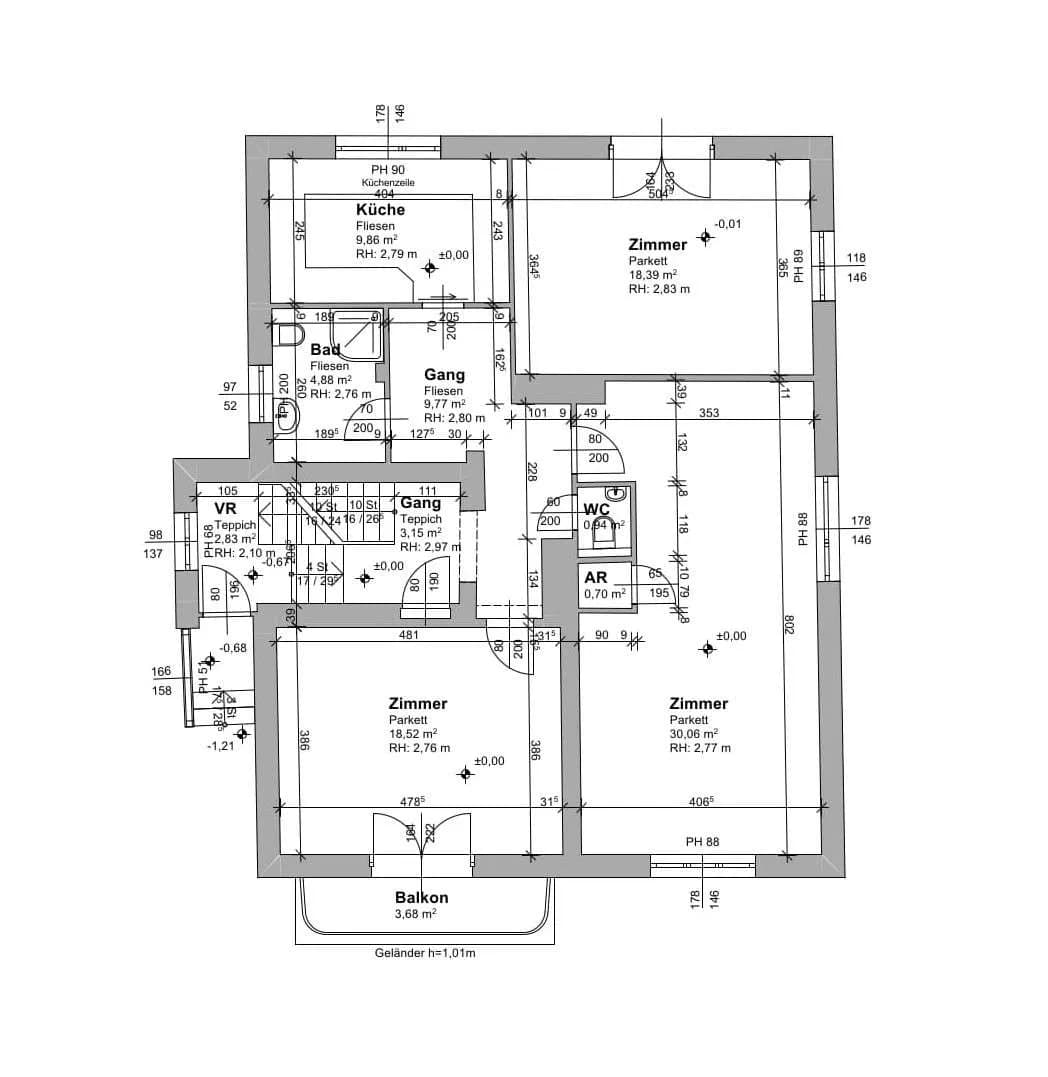 10-Zimmer-Gewerbeimmobilie kaufen in Wien – 361,94 m², € 2.990.000 – Bild 48 von 51