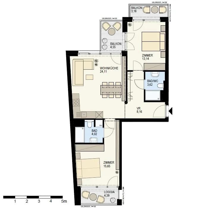3-Zimmer-Wohnung kaufen in Wien – 73,09 m², € 913.800 – Bild 20 von 29