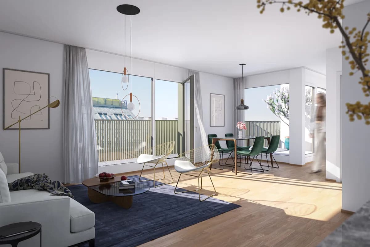 2-Zimmer-Wohnung kaufen in Wien – 51,19 m², € 390.000 – Bild 2 von 10