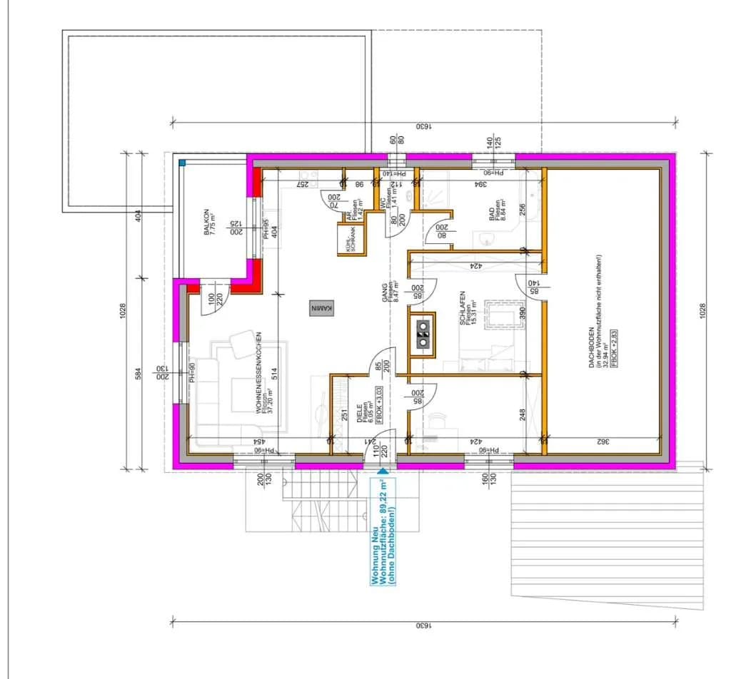 10-Zimmer-Gewerbeimmobilie kaufen in Linz Land – 210 m², € 499.000 – Bild 13 von 15