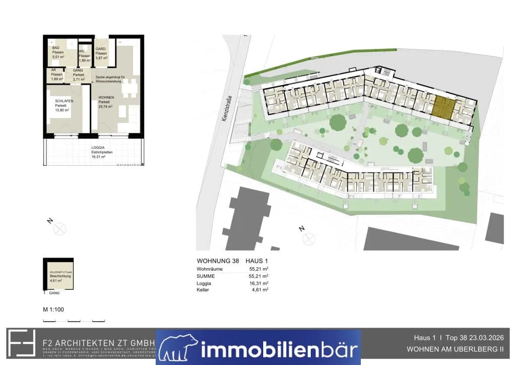 2-Zimmer-Wohnung kaufen in Grieskirchen – 55,21 m², € 309.500 – Bild 11 von 11