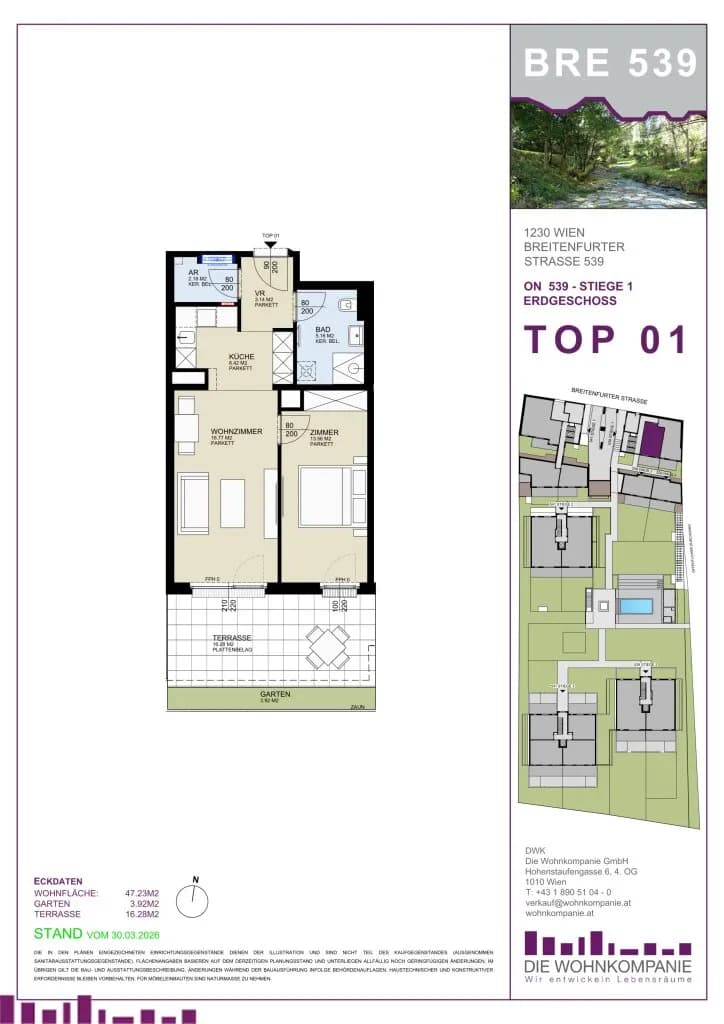 2-Zimmer-Wohnung kaufen in Wien – 46,89 m², € 274.907 – Bild 12 von 12