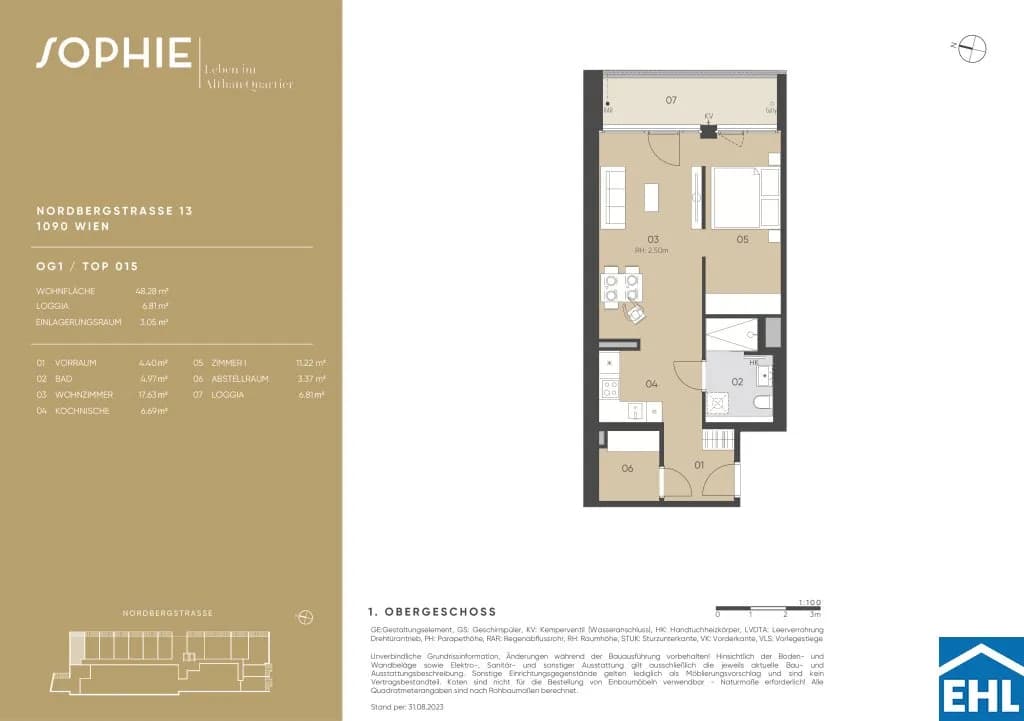 Immobilie kaufen in Wien – 48,28 m², € 395.000 – Bild 19 von 19