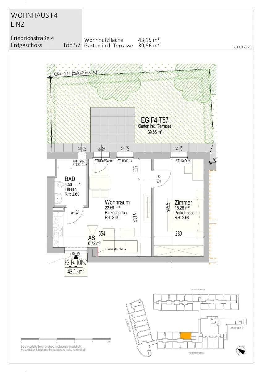 2-Zimmer-Wohnung mieten in Linz – 43,15 m², € 884 – Bild 8 von 36