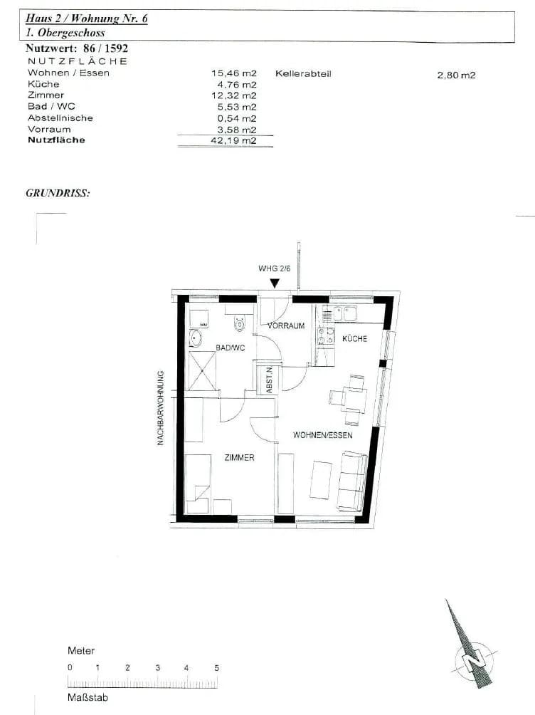 Wohnung mieten in Weiz – 41,52 m², € 507 – Bild 4 von 4