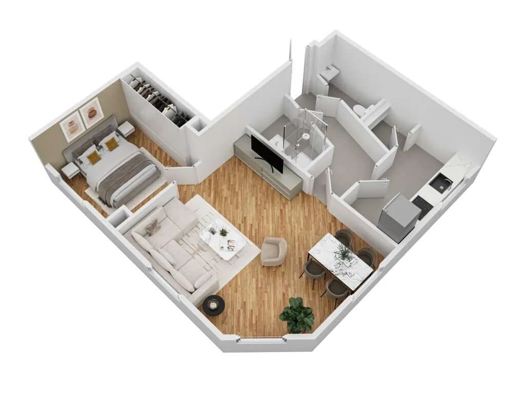 2-Zimmer-Wohnung kaufen in Graz – 52,46 m², € 139.000 – Bild 21 von 21