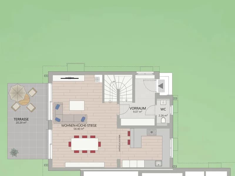 5-Zimmer-Haus kaufen in Wien – 178,62 m², € 1.399.900 – Bild 2 von 6
