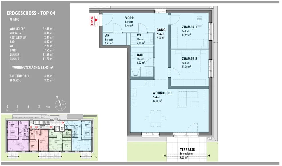2-Zimmer-Wohnung mieten in Bruck-Mürzzuschlag – 56 m², € 721 – Bild 4 von 7