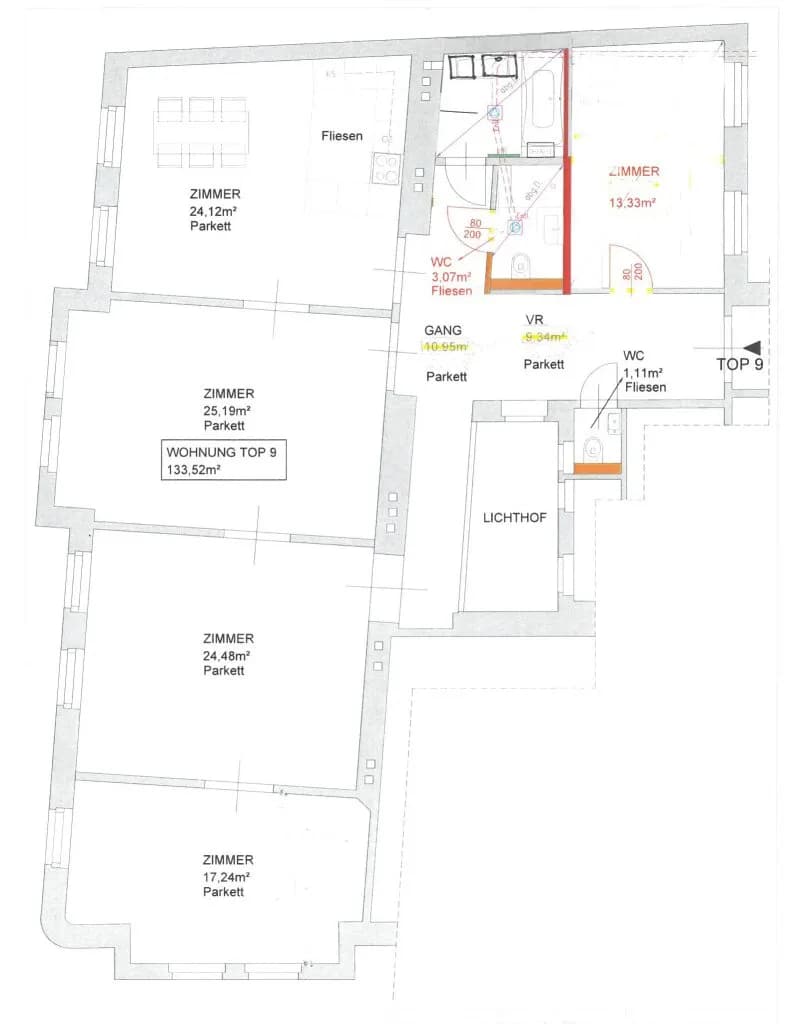 4-Zimmer-Wohnung mieten in Wien – 134 m², € 2.550 – Bild 26 von 26