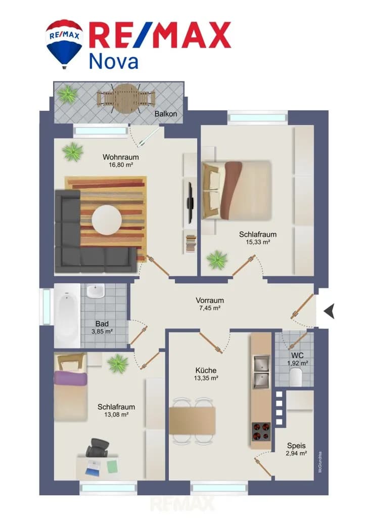 3-Zimmer-Wohnung kaufen in Graz-Umgebung – 74,72 m², € 125.000 – Bild 19 von 19