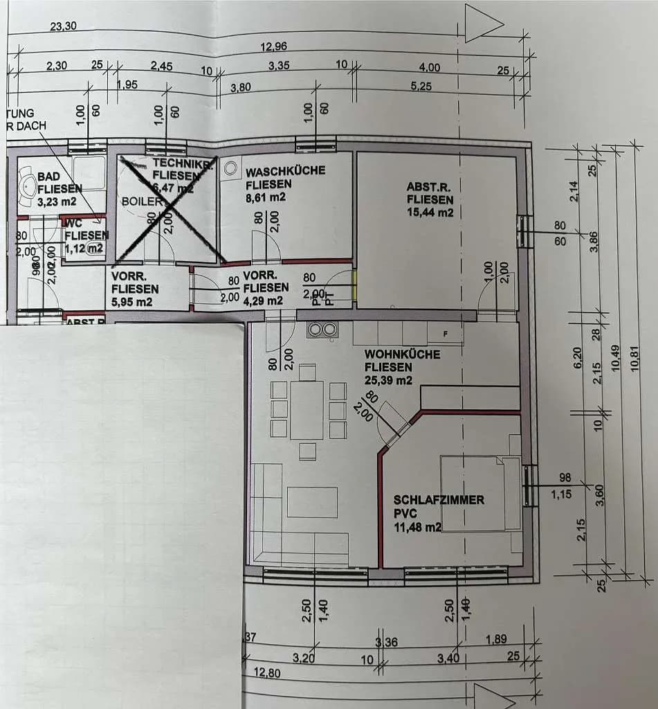 3-Zimmer-Wohnung mieten in Amstetten – 76 m², € 780 – Bild 12 von 12