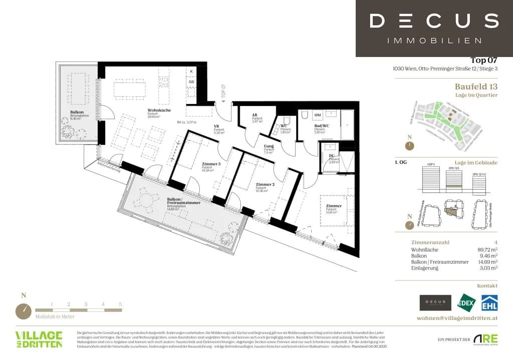 4-Zimmer-Wohnung kaufen in Wien – 89,72 m², € 668.000 – Bild 9 von 9