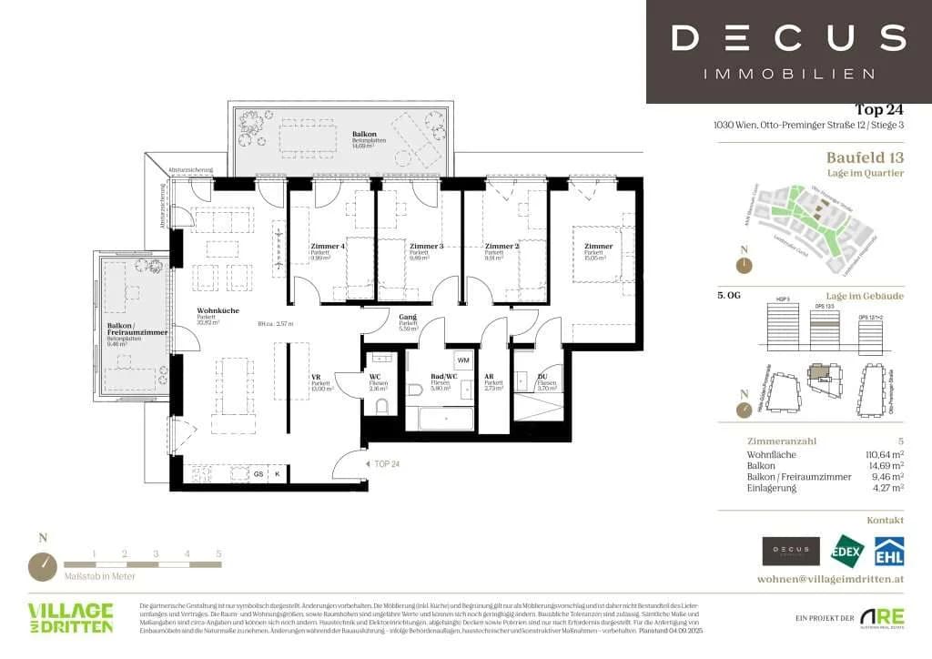 5-Zimmer-Wohnung kaufen in Wien – 110,58 m², € 955.000 – Bild 10 von 10