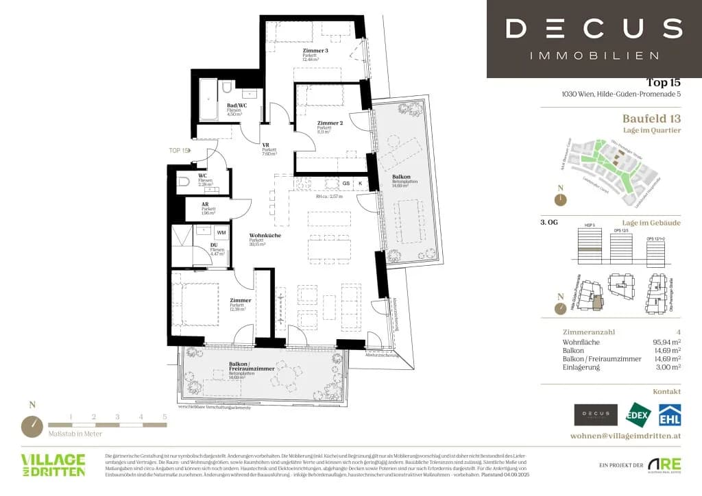 4-Zimmer-Wohnung kaufen in Wien – 95,87 m², € 826.000 – Bild 10 von 10