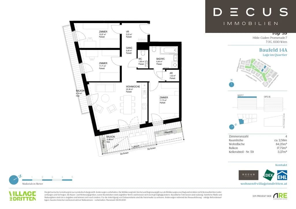 4-Zimmer-Wohnung kaufen in Wien – 84,25 m², € 789.000 – Bild 10 von 10