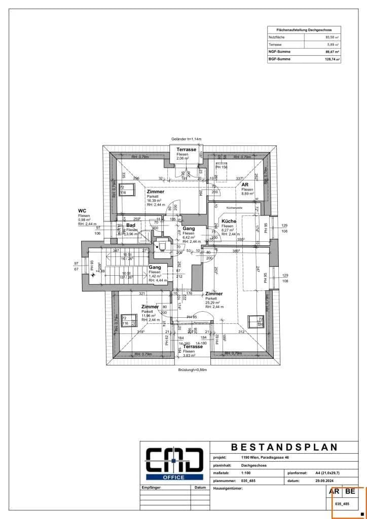 8-Zimmer-Haus kaufen in Wien – 275 m², € 2.990.000 – Bild 44 von 46