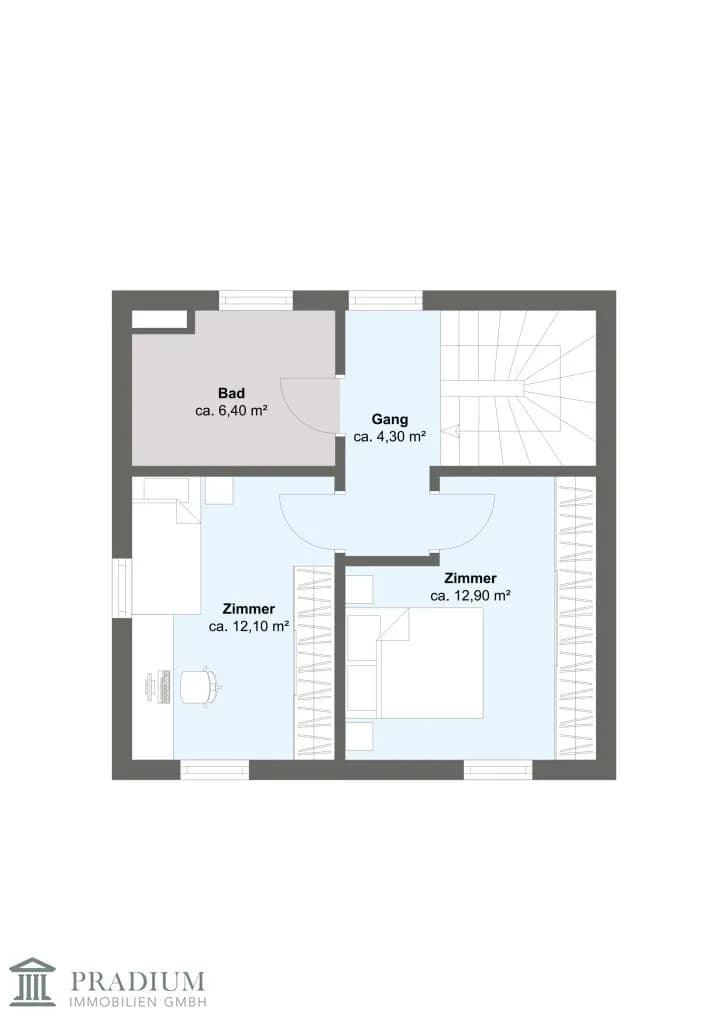 3-Zimmer-Haus kaufen in Baden – 76,5 m², € 345.000 – Bild 15 von 15