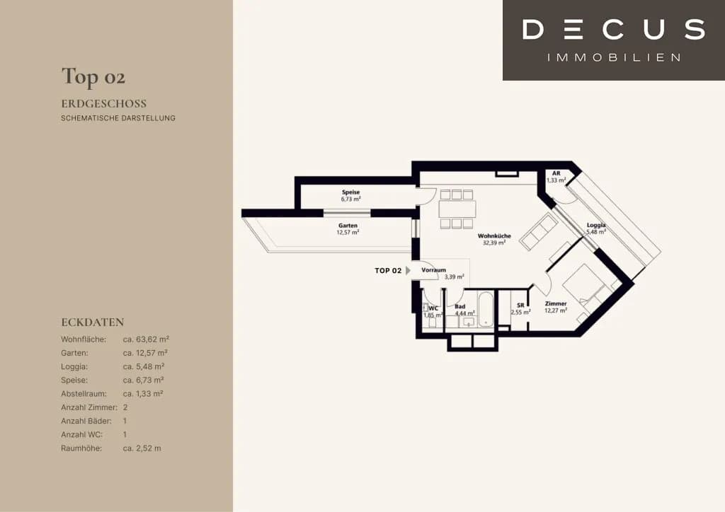 2-Zimmer-Wohnung kaufen in Wien – 63,62 m², € 399.000 – Bild 5 von 5