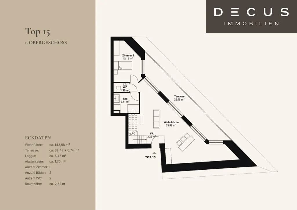 3-Zimmer-Wohnung kaufen in Wien – 143,58 m², € 959.000 – Bild 6 von 7