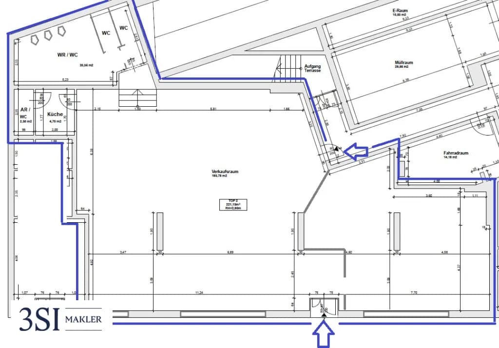 1-Zimmer-Gewerbeimmobilie kaufen in Wien – 221 m², € 775.000 – Bild 6 von 6