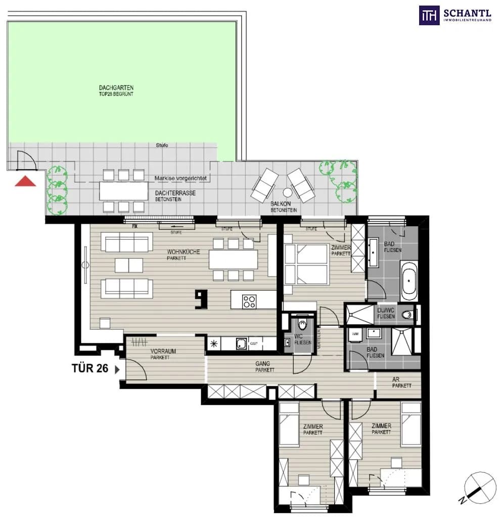 4-Zimmer-Wohnung mieten in Wien – 121,67 m², € 2.861 – Bild 18 von 19