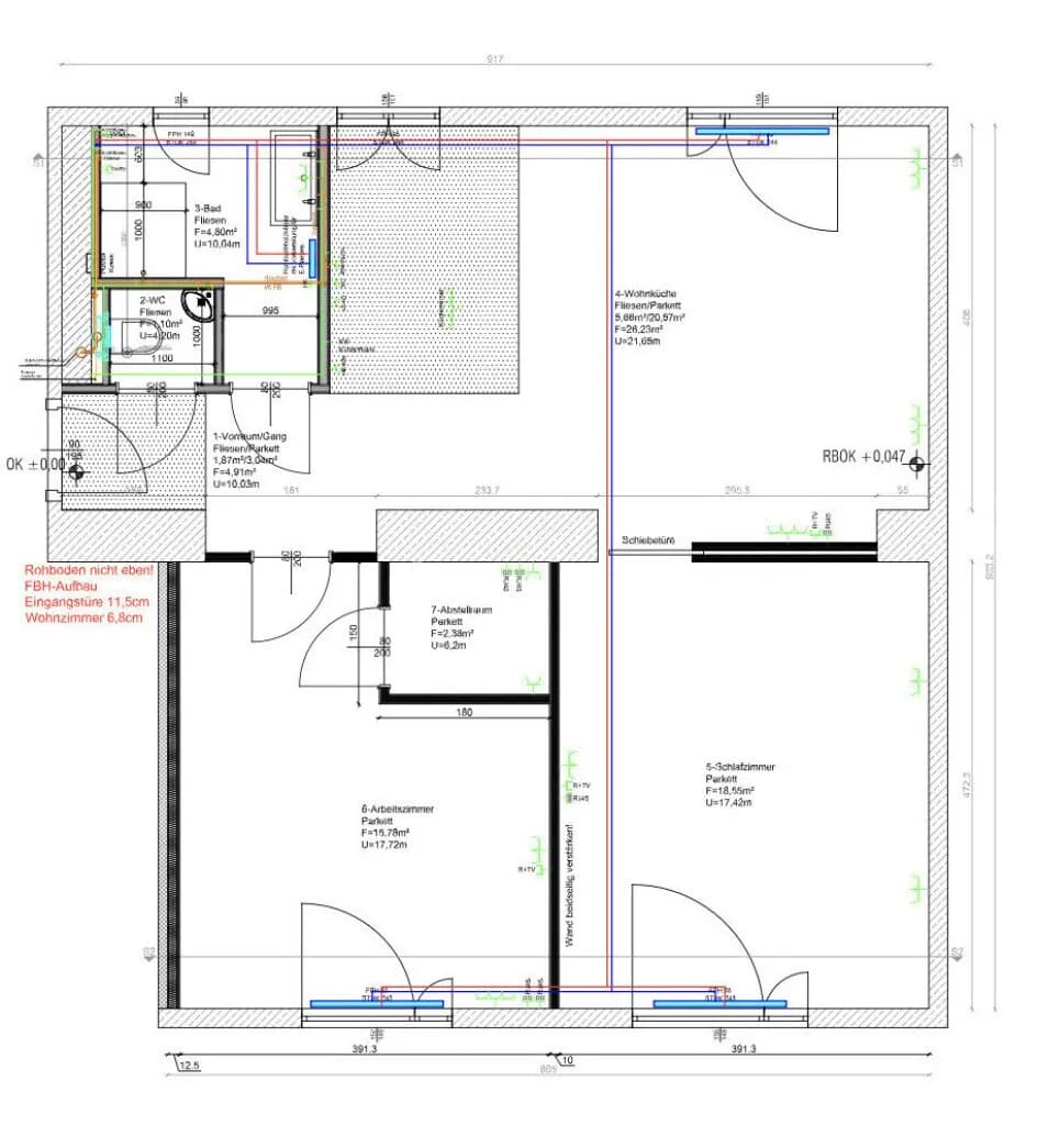3-Zimmer-Wohnung mieten in Wien – 73 m², € 1.684 – Bild 9 von 9