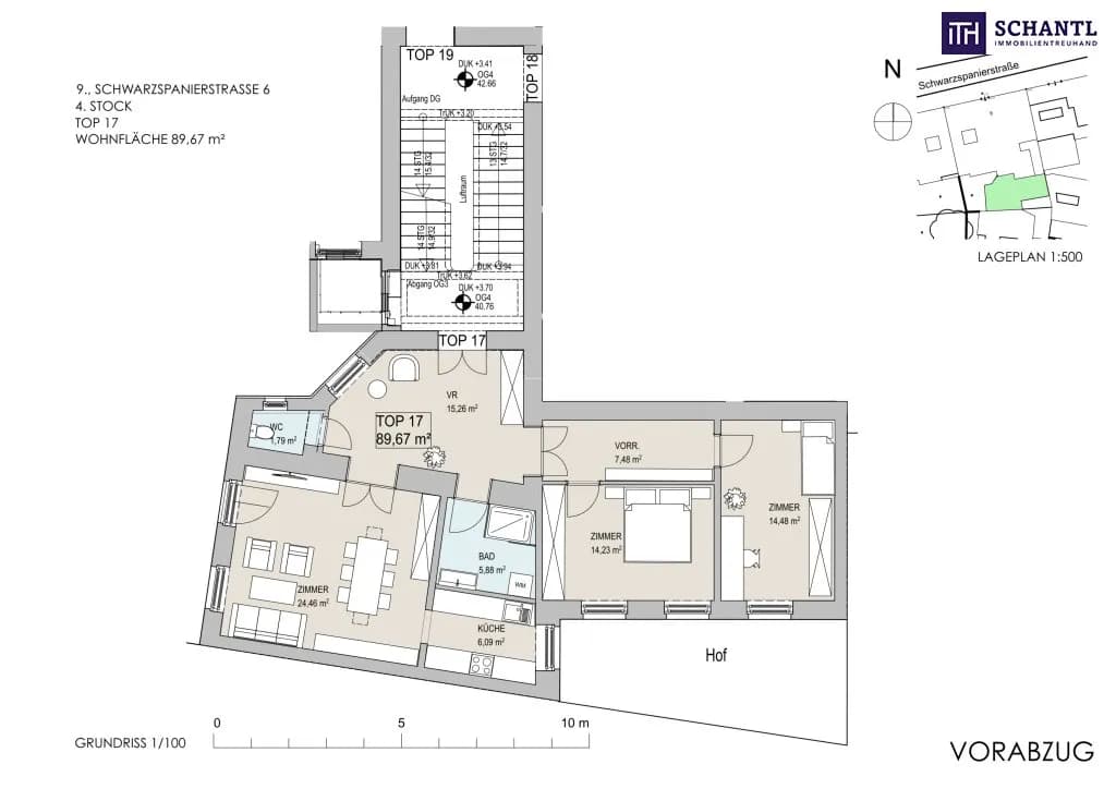 3-Zimmer-Wohnung kaufen in Wien – 90,01 m², € 1.069.000 – Bild 27 von 28