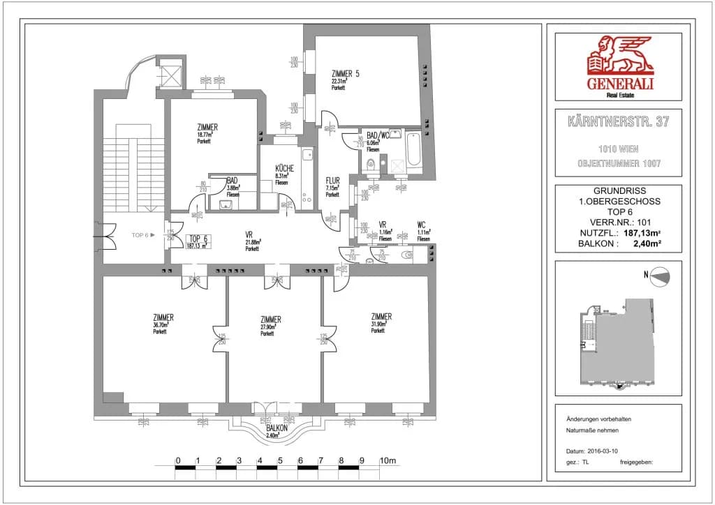 5-Zimmer-Wohnung mieten in Wien – 187,13 m², € 5.125 – Bild 30 von 30