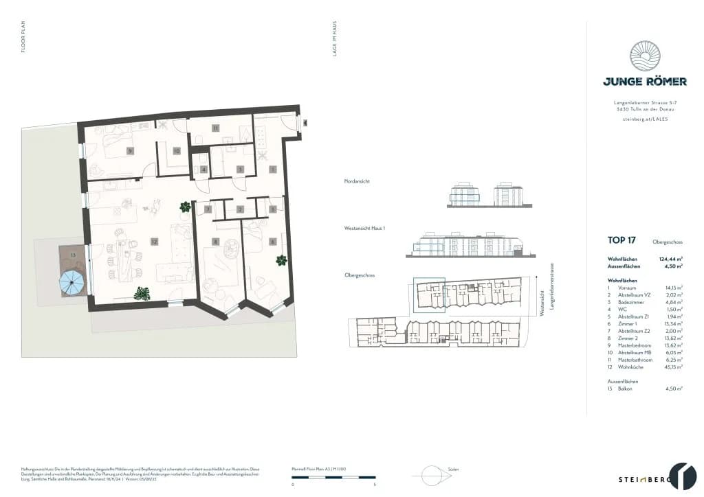 4-Zimmer-Wohnung kaufen in Tulln – 124,44 m², € 662.000 – Bild 12 von 19