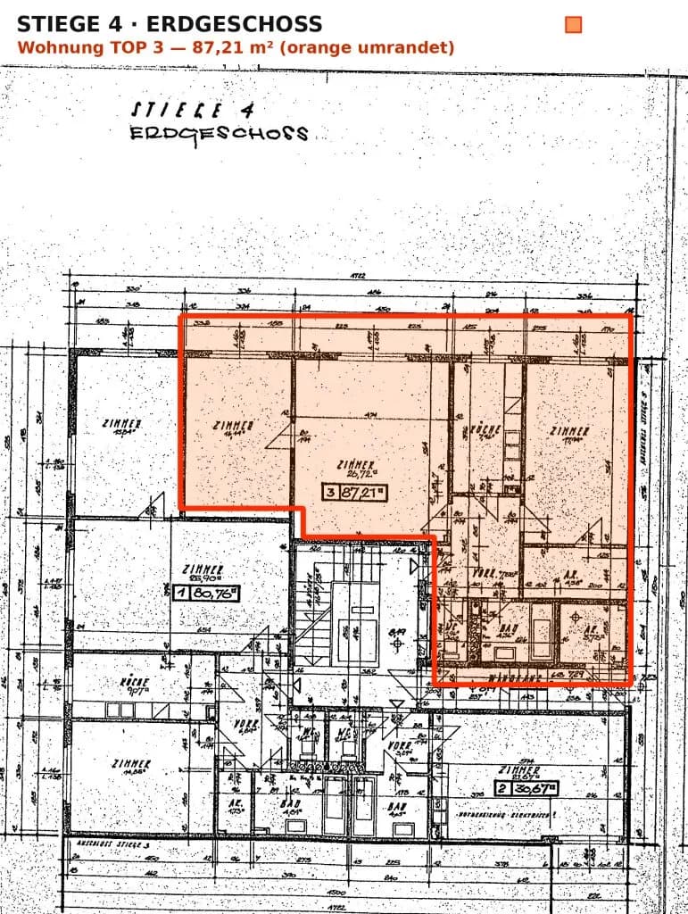 3-Zimmer-Wohnung kaufen in Wien – 87,12 m², € 465.000 – Bild 14 von 14