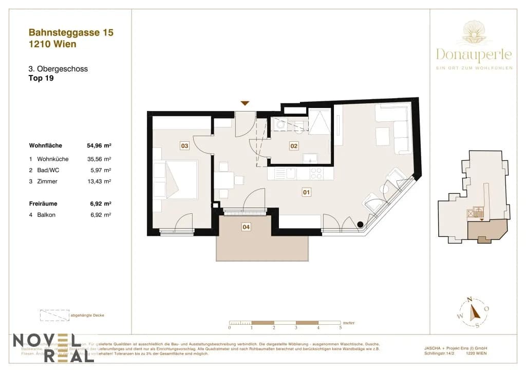 2-Zimmer-Wohnung kaufen in Wien – 57,02 m², € 388.000 – Bild 23 von 23