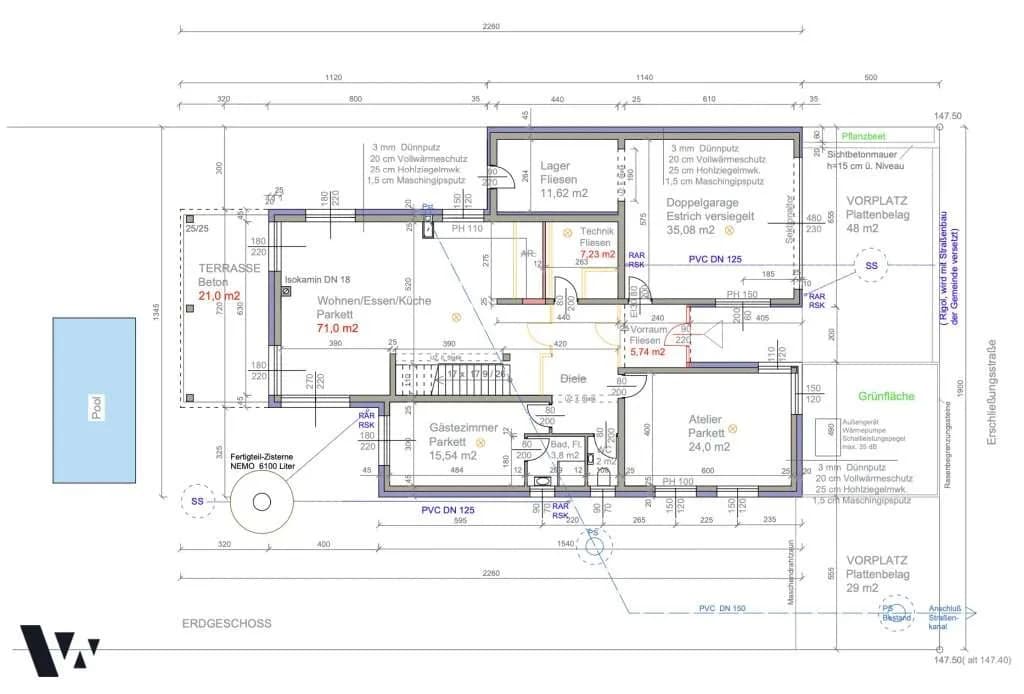 6-Zimmer-Haus kaufen in Neusiedl am See – 228,56 m², € 1.299.000 – Bild 30 von 32