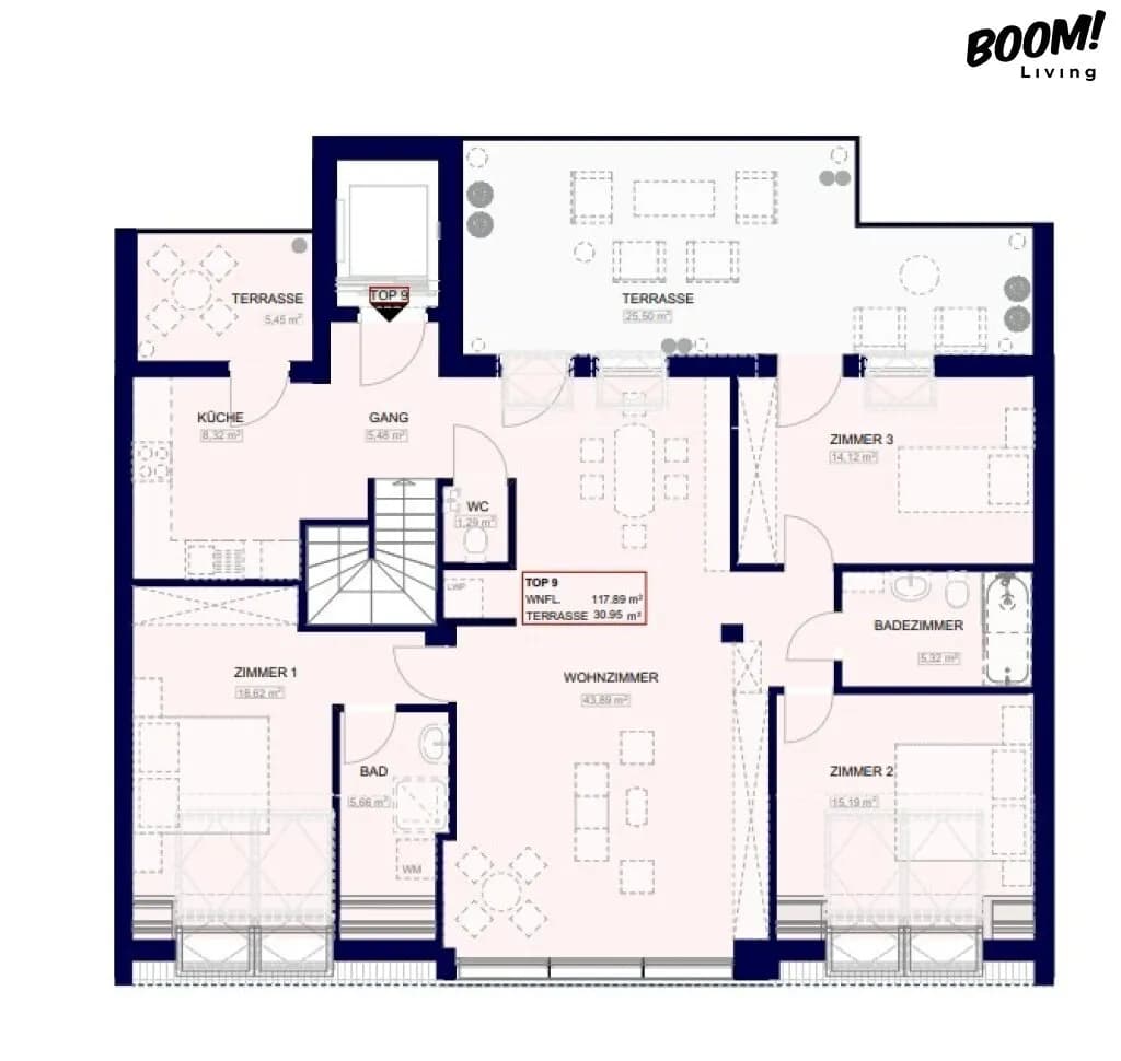 4-Zimmer-Wohnung kaufen in Wien – 128,21 m², € 949.000 – Bild 11 von 11