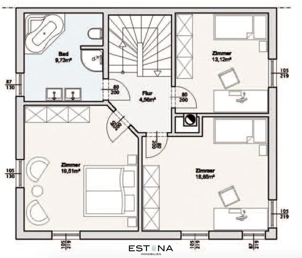 7-Zimmer-Haus kaufen in Wien – 197,52 m², € 1.300.000 – Bild 23 von 25