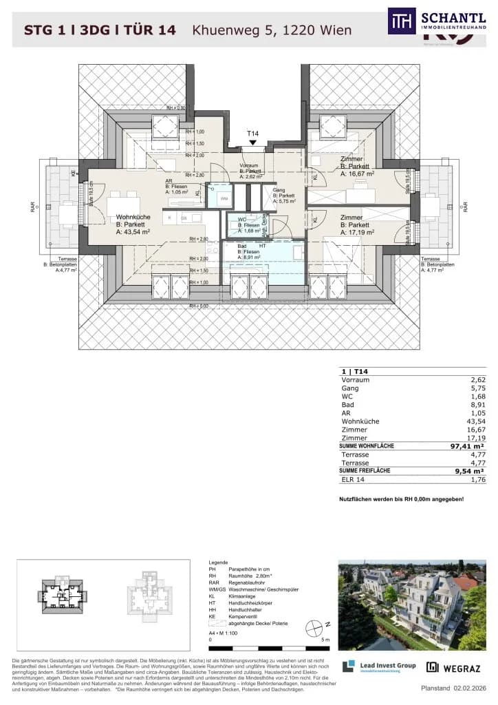 3-Zimmer-Wohnung kaufen in Wien – 97,41 m², € 538.559 – Bild 40 von 40