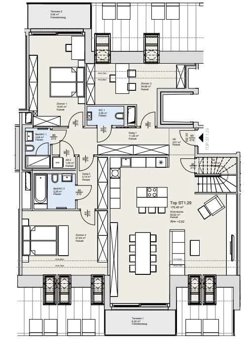 4-Zimmer-Wohnung kaufen in Wien – 170,42 m², € 2.499.000 – Bild 35 von 36