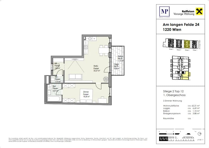 2-Zimmer-Wohnung kaufen in Wien – 62,21 m², € 451.200 – Bild 8 von 8