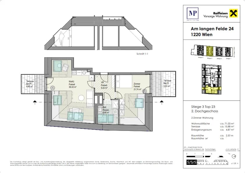 2-Zimmer-Wohnung kaufen in Wien – 70,63 m², € 513.800 – Bild 8 von 8