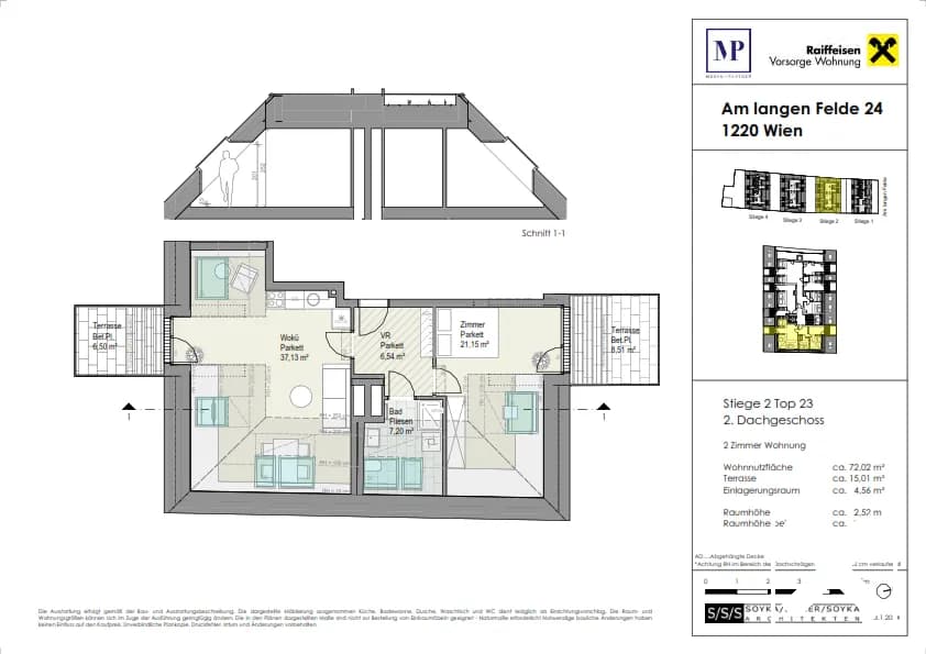 2-Zimmer-Wohnung kaufen in Wien – 71,41 m², € 521.000 – Bild 9 von 9