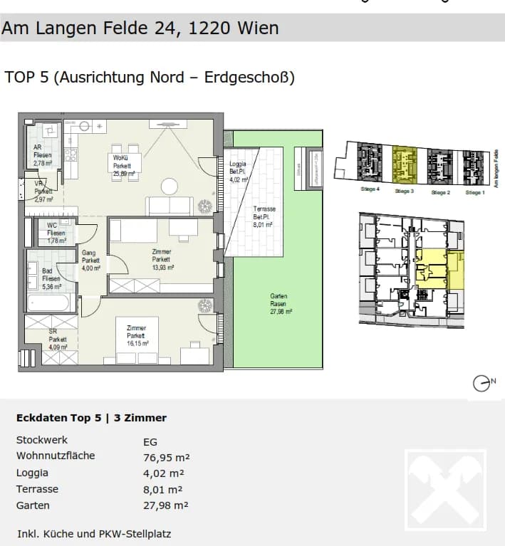 4-Zimmer-Wohnung kaufen in Wien – 105,09 m², € 798.000 – Bild 10 von 10