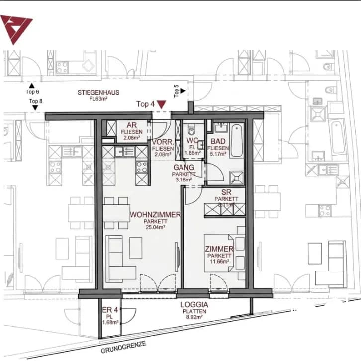2-Zimmer-Wohnung kaufen in Tulln – 52 m², € 299.000 – Bild 10 von 10